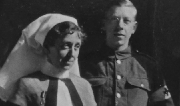 Amazing courage of nurse badly wounded in German bombing raid is celebrated