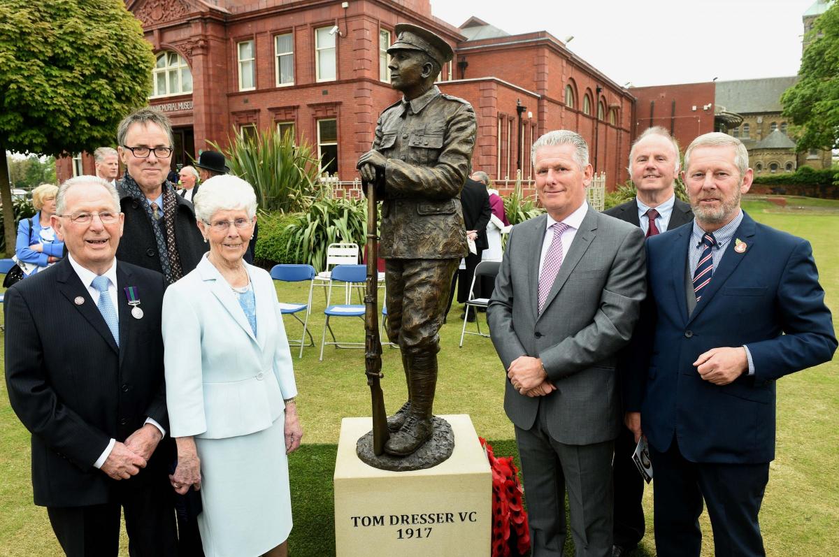 War hero Tom Dresser who won Victoria Cross in First World War honoured with statue in Middlesbrough