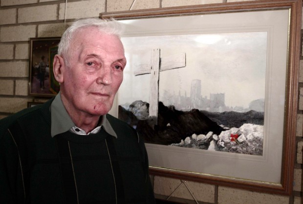 Thornley artist paints landscape in memory of soldiers shot at dawn