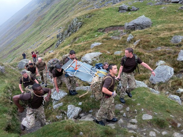 Engineers tackle one of England’s highest mountains to restore memorial