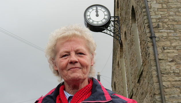 Perfect timing as war memorial clock is reinstated