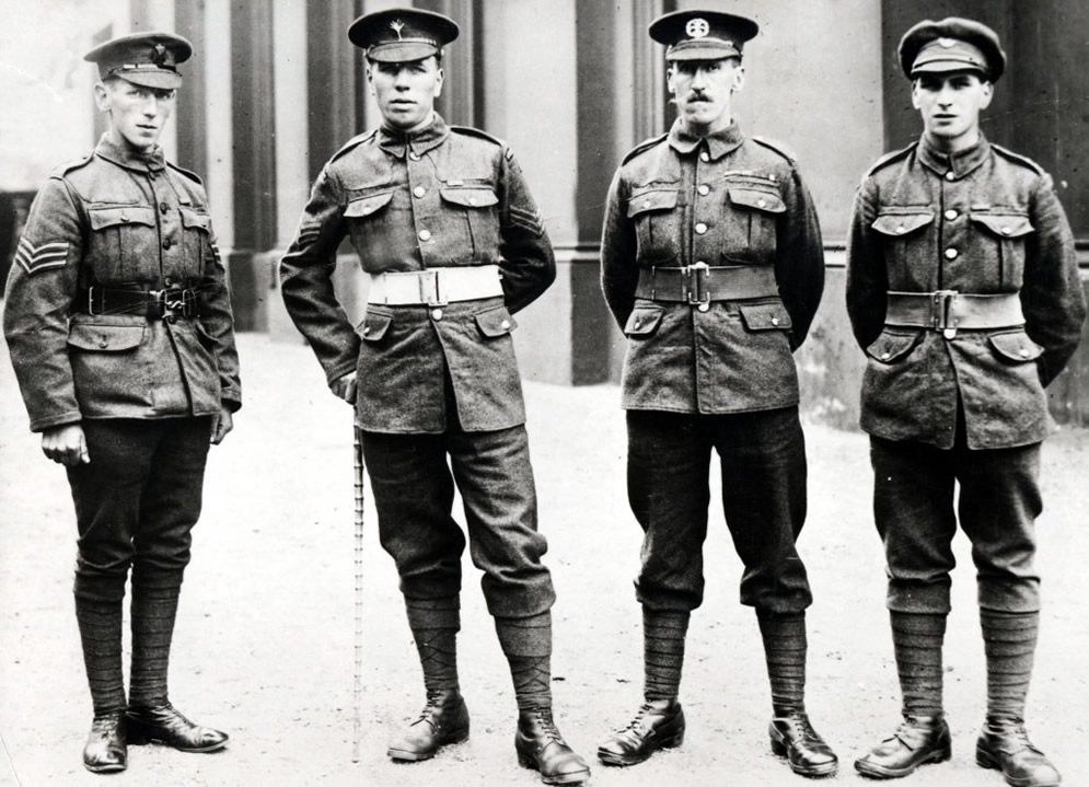 Sergeant Edward Cooper, pictured left