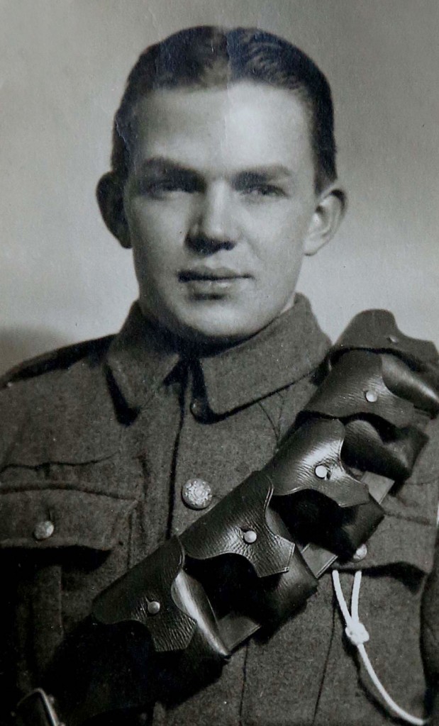 ‘IN FOR IT’: Gunner George James, of Littletown, County Durham