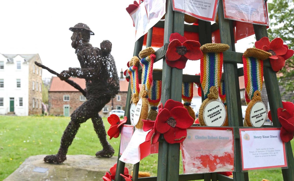 Great Ayton villagers mark exact moment their First World War soldiers died