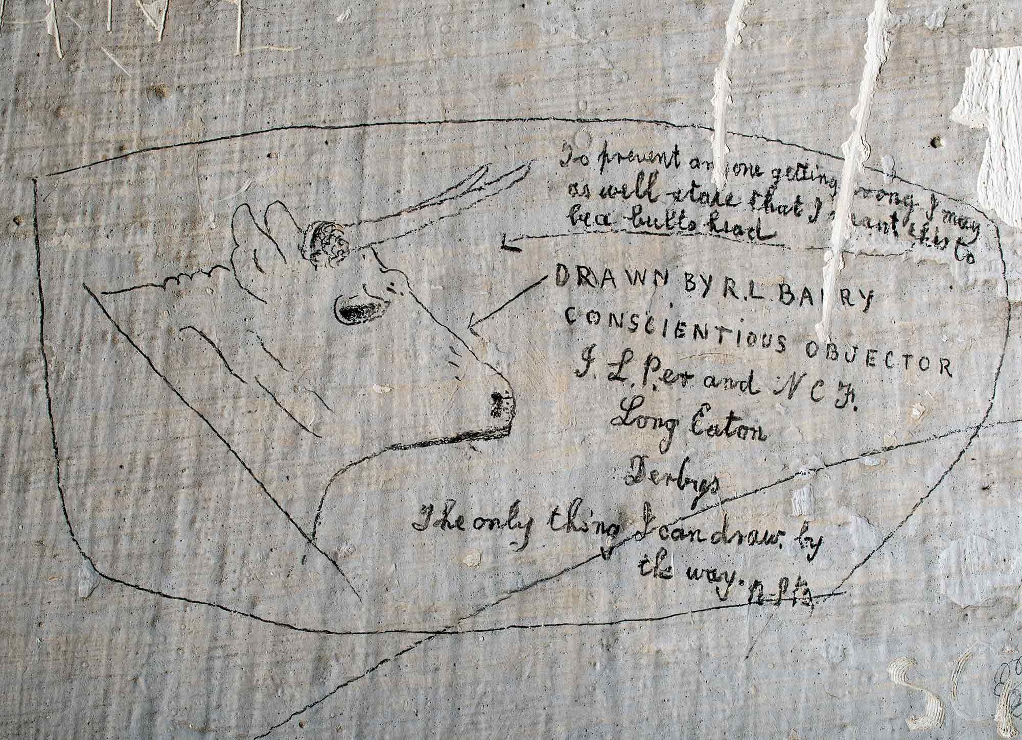 Graffiti revealing often-forgotten chapter of the First World War to be preserved