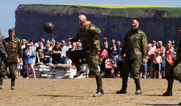 Christmas Day truce football match forms centrepiece of day of First World War commemoration events